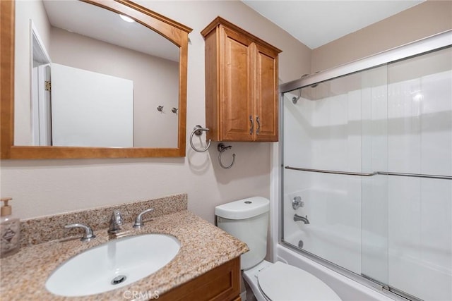 7147 Fulton Way, Stanton, CA 90680 - bathroom with bath / shower combo with glass door and vanity