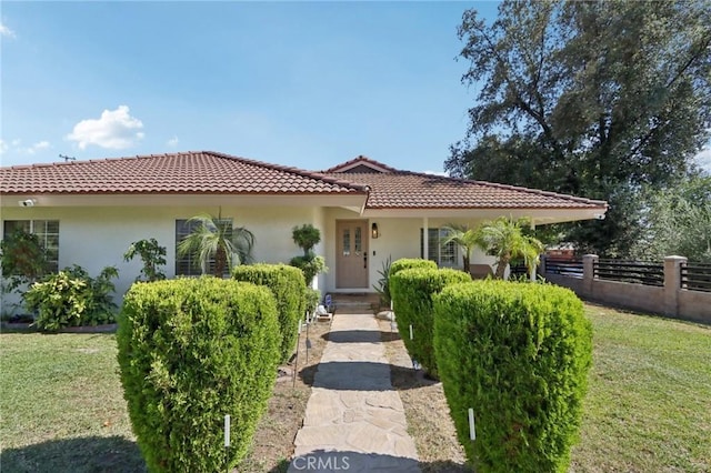1776 San Bernardino Ave, Pomona, CA 91767 - view of front of home with stucco siding and a tiled roof