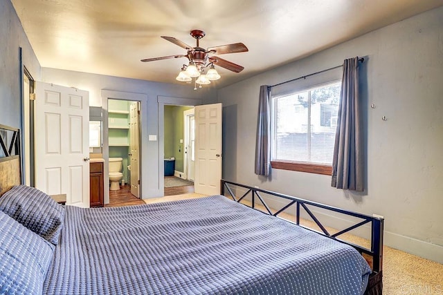 1242 Marshall Rd, Alpine, CA 91901 - bedroom featuring ceiling fan and ensuite bathroom