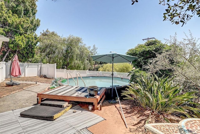 1242 Marshall Rd, Alpine, CA 91901 - view of swimming pool with view of scattered trees