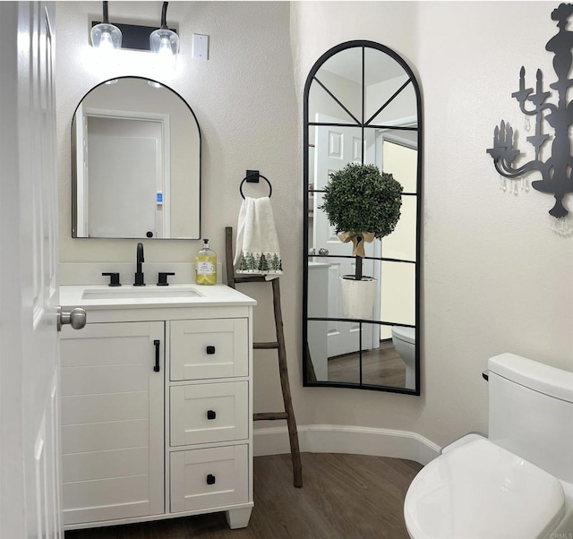 13425 Via Almeria, Tustin, CA 92782 - bathroom featuring wood finished floors and vanity
