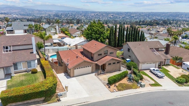 7439 Carrie Ridge Way, San Diego, CA 92139 - aerial view of residential area