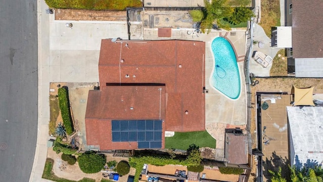 7439 Carrie Ridge Way, San Diego, CA 92139 - aerial view of a pool area
