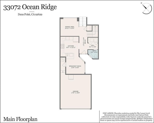 33072 Ocean Rdg, Dana Point, CA 92629 - view of floor plan / room layout