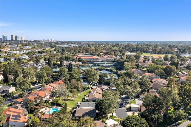 2719 Vista Umbrosa, Newport Beach, CA 92660 - aerial overview of property's location featuring nearby suburban area