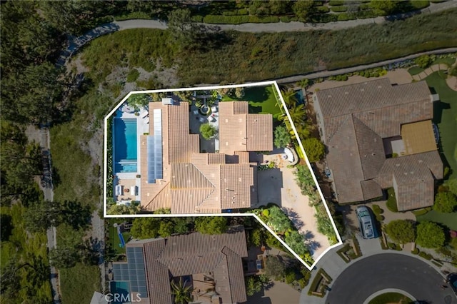 3 Stockmen Rd, Ladera Ranch, CA 92694 - aerial view of property's location with property parcel outlined