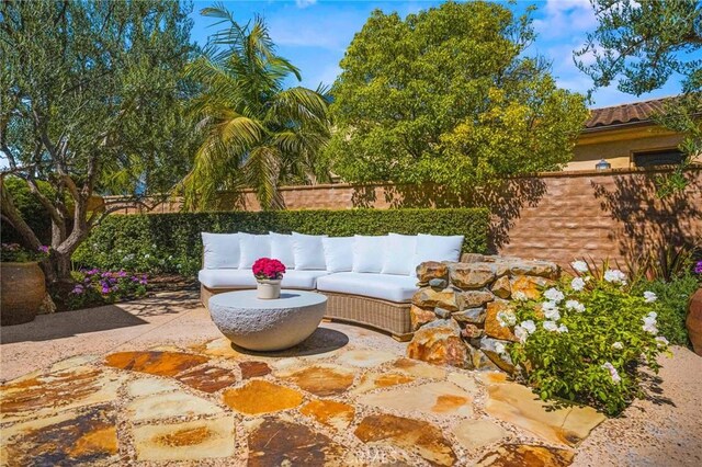 3 Stockmen Rd, Ladera Ranch, CA 92694 - view of patio / terrace with an outdoor hangout area