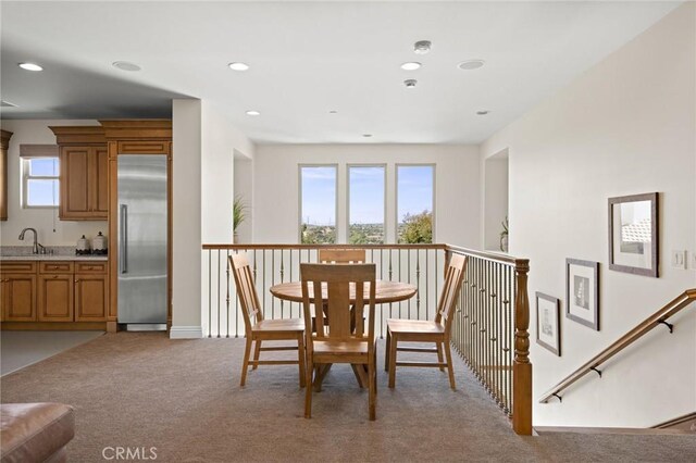 3 Stockmen Rd, Ladera Ranch, CA 92694 - dining area featuring light colored carpet and recessed lighting