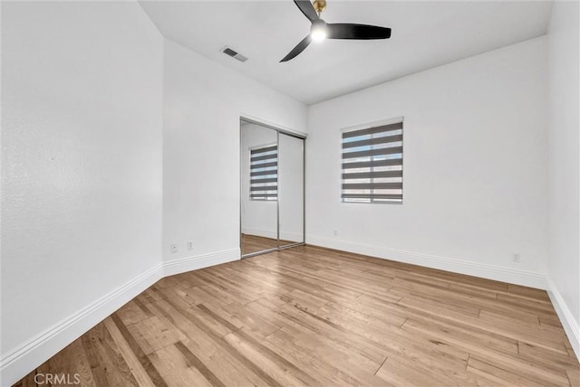 12149 Jonathan Dr, Riverside, CA 92503 - empty room featuring ceiling fan and wood finished floors