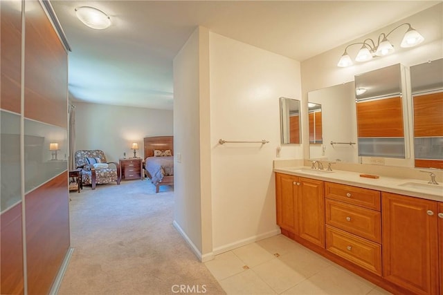24612 Artemia Ave, Mission Viejo, CA 92691 - bathroom with double vanity and ensuite bath