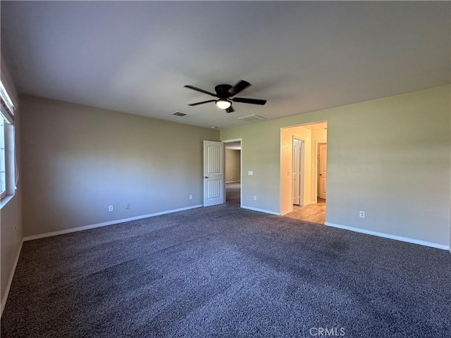 53024 Astrid Way, Lake Elsinore, CA 92532 - unfurnished bedroom featuring carpet floors and ceiling fan