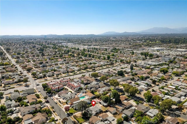 505 W Glendon Way, San Gabriel, CA 91776 - aerial perspective of suburban area featuring mountains