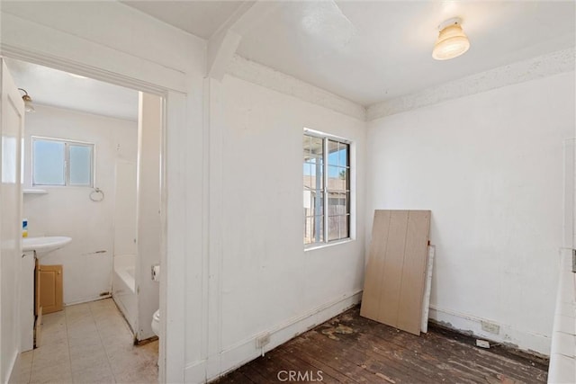 505 W Glendon Way, San Gabriel, CA 91776 - unfurnished room with hardwood / wood-style floors