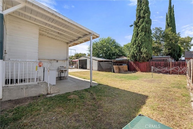 505 W Glendon Way, San Gabriel, CA 91776 - view of yard with a patio area and an outdoor structure