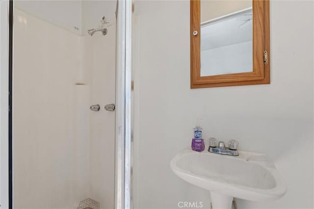 505 W Glendon Way, San Gabriel, CA 91776 - full bathroom featuring a sink and a shower