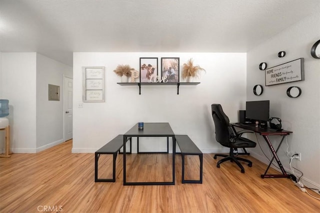 1812 Riverside Ave, Paso Robles, CA 93446 - office featuring wood finished floors and electric panel