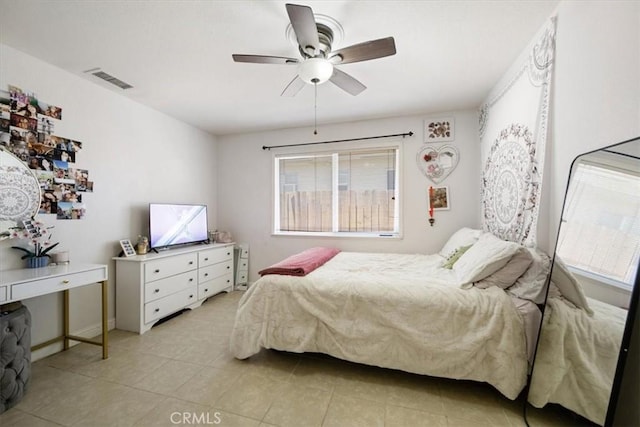 1812 Riverside Ave, Paso Robles, CA 93446 - bedroom featuring light tile patterned floors and ceiling fan