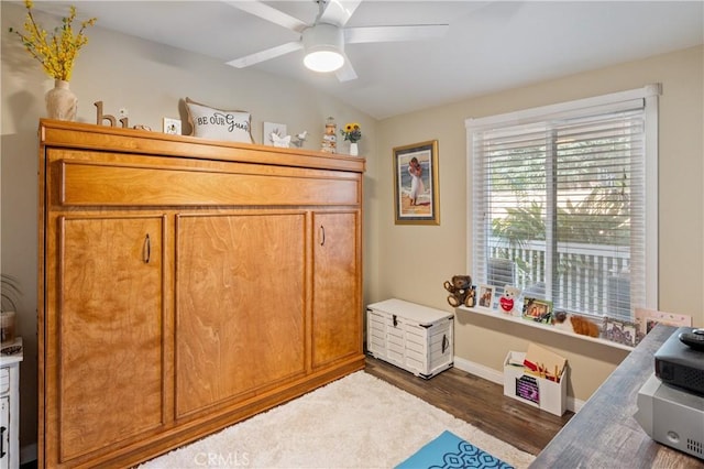 20092 E Frank Ln, Orange, CA 92869 - bedroom featuring wood finished floors and a ceiling fan