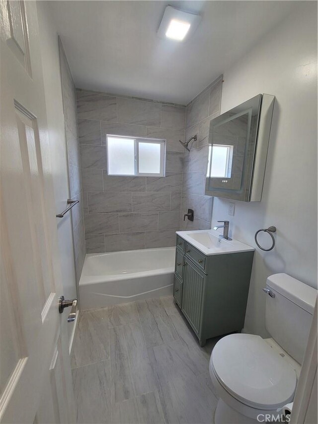 8339 Manzanar Ave, Pico Rivera, CA 90660 - full bathroom featuring vanity and  shower combination