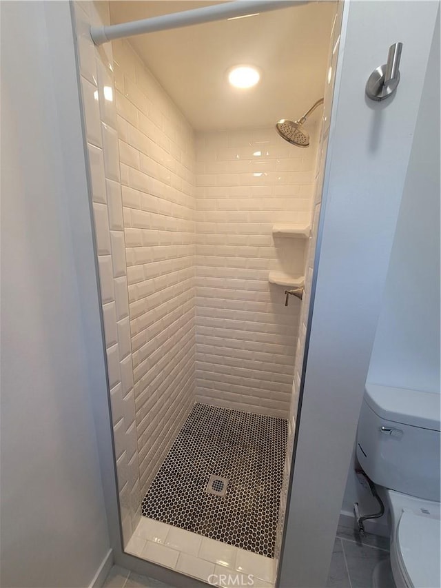 8339 Manzanar Ave, Pico Rivera, CA 90660 - full bath with a shower stall and tile patterned flooring