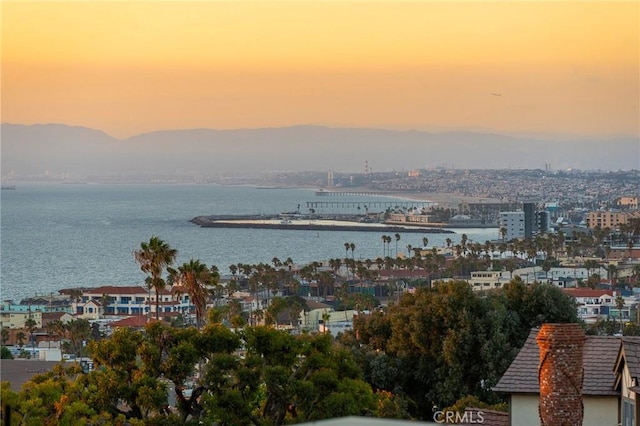 426 Via La Selva, Redondo Beach, CA 90277 - water view featuring a mountainous background