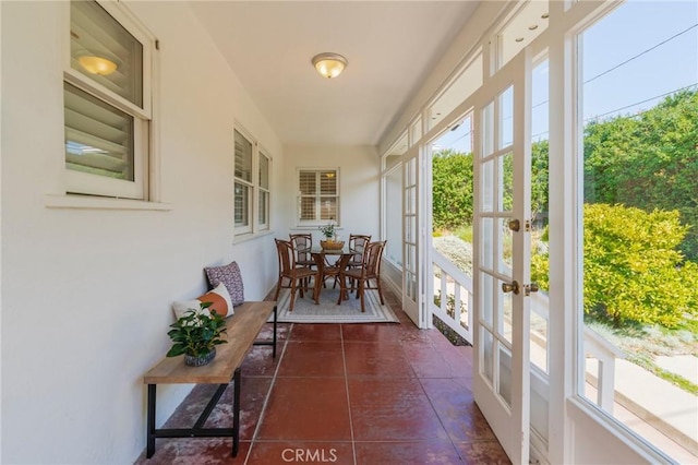 426 Via La Selva, Redondo Beach, CA 90277 - sunroom / solarium with french doors and tile patterned flooring