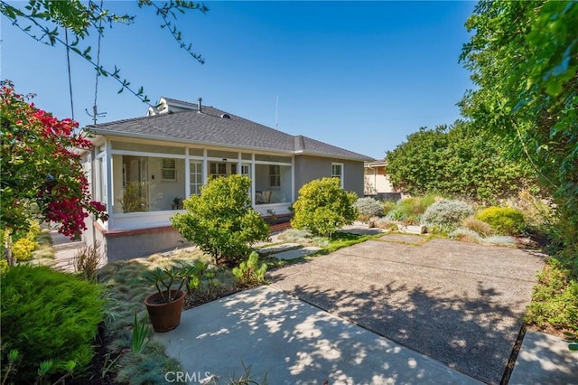 426 Via La Selva, Redondo Beach, CA 90277 - back of house featuring a patio and a sunroom