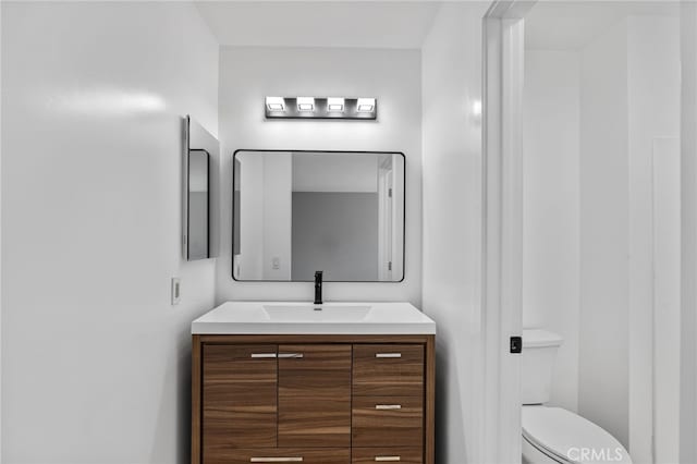 6903 Crest Ave, Riverside, CA 92503 - bathroom with vanity and toilet