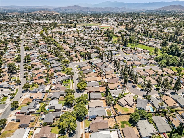 6903 Crest Ave, Riverside, CA 92503 - aerial overview of property's location with nearby suburban area