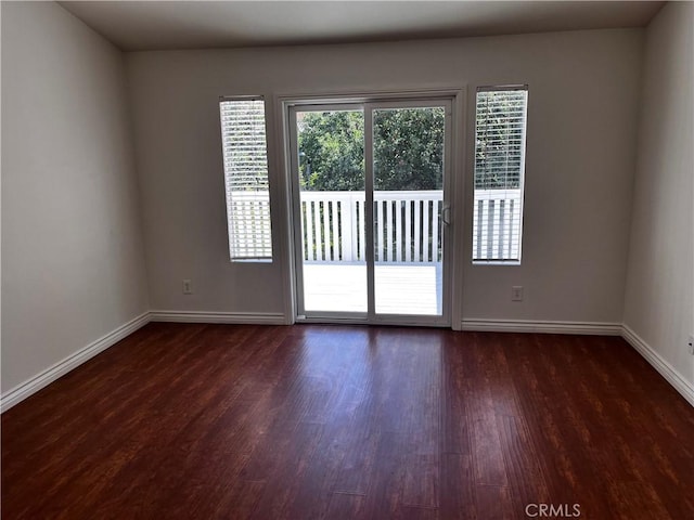 16340 Willowmist Ct, Chino Hills, CA 91709 - empty room featuring dark wood-style flooring and baseboards