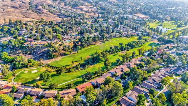 662 Via Zapata, Riverside, CA 92507 - aerial overview of property's location featuring a golf course and nearby suburban area