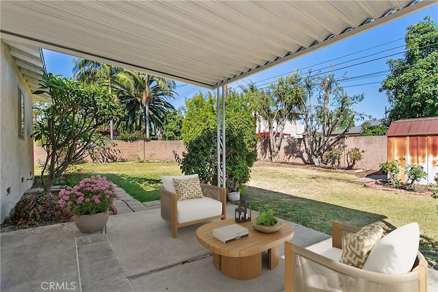 14202 Del Amo Ave, Tustin, CA 92780 - fenced backyard featuring a patio