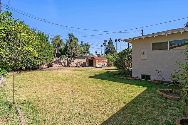 14202 Del Amo Ave, Tustin, CA 92780 - view of yard with a storage shed