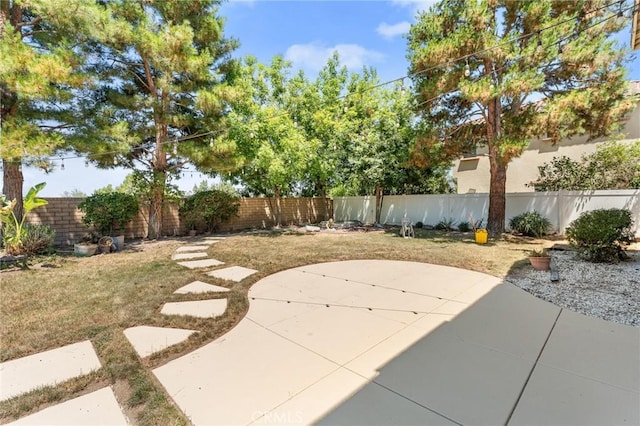 1581 Margit St, Redlands, CA 92374 - fenced backyard featuring a patio
