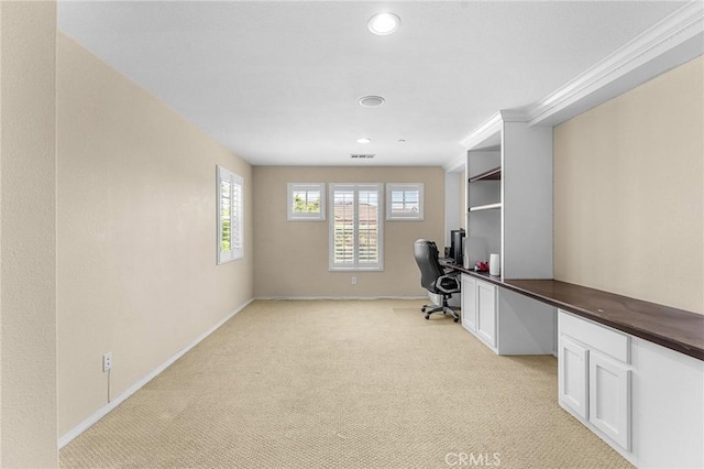 1581 Margit St, Redlands, CA 92374 - unfurnished office featuring light carpet and recessed lighting