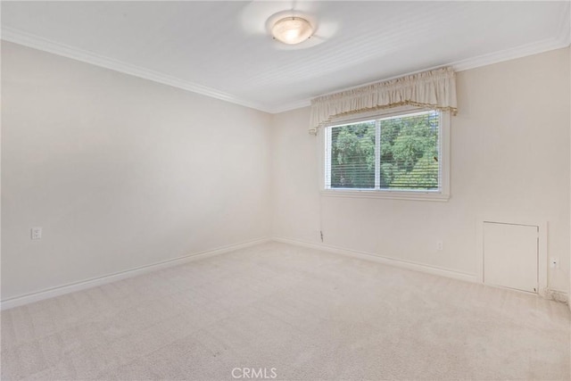 134 E Las Flores Ave, Arcadia, CA 91006 - unfurnished room featuring ornamental molding and carpet floors