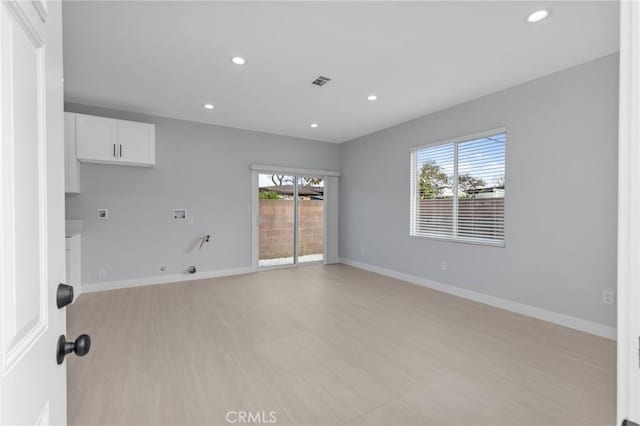 12108 Dunrobin Ave, Downey, CA 90242 - spare room with recessed lighting and light wood-style flooring