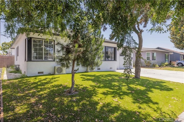 12108 Dunrobin Ave, Downey, CA 90242 - view of front of house featuring stucco siding, driveway, and crawl space