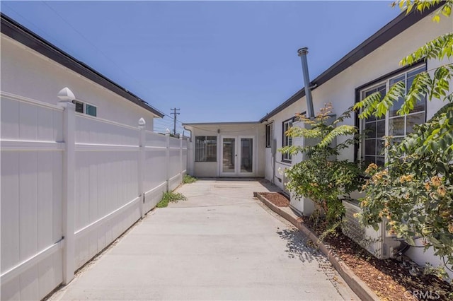 12108 Dunrobin Ave, Downey, CA 90242 - view of patio / terrace with french doors