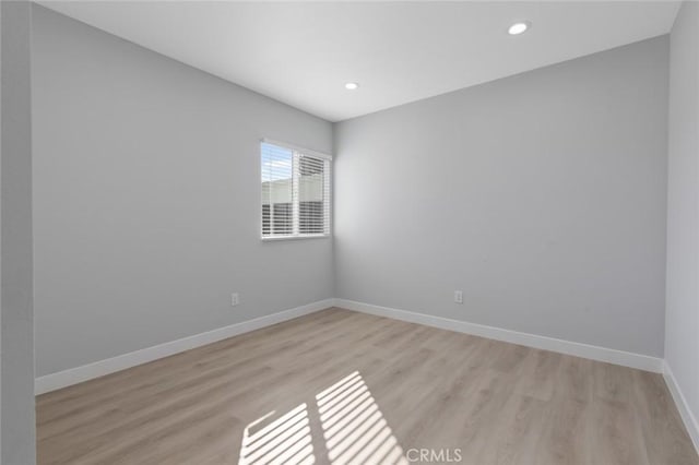 12108 Dunrobin Ave, Downey, CA 90242 - spare room featuring light wood-type flooring and recessed lighting