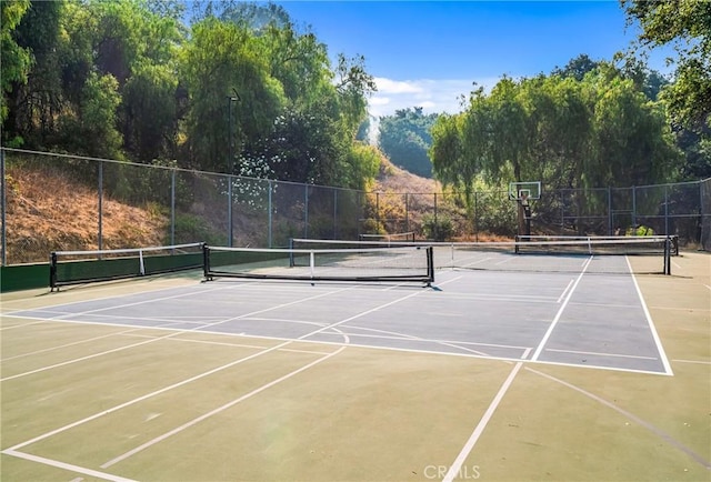 19950 Esquiline Ave, Walnut, CA 91789 - view of tennis court with community basketball court