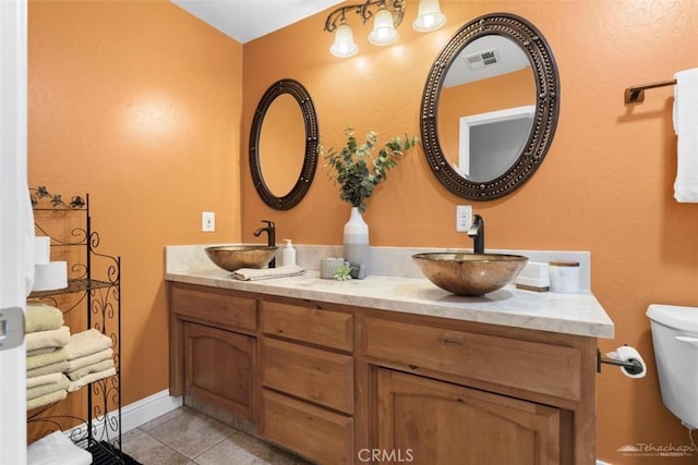 23309 Tak Ct, Tehachapi, CA 93561 - bathroom featuring tile patterned flooring and double vanity