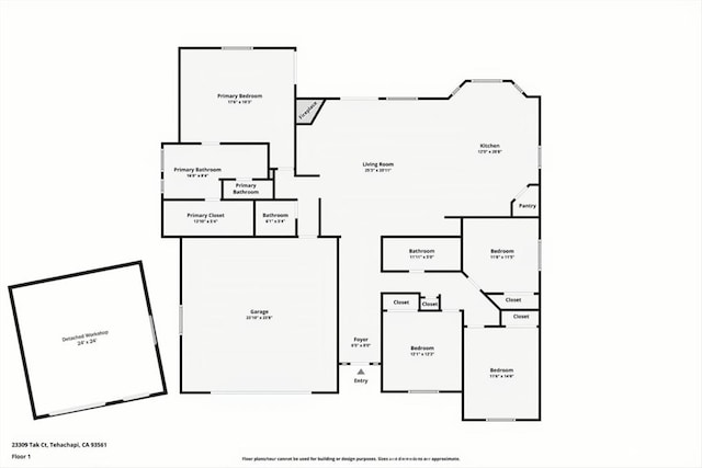 23309 Tak Ct, Tehachapi, CA 93561 - view of room layout