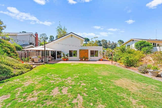 3432 Mount Ariane Dr, San Diego, CA 92111 - back of property with a patio area and a gazebo
