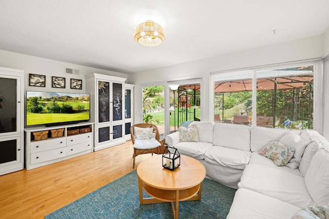 3432 Mount Ariane Dr, San Diego, CA 92111 - living room with wood finished floors