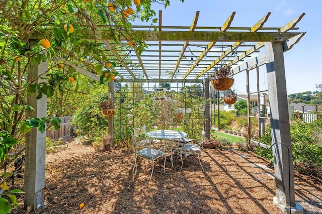3432 Mount Ariane Dr, San Diego, CA 92111 - view of patio / terrace featuring a pergola and outdoor dining area