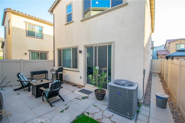 29392 Tourmaline Way, Winchester, CA 92596 - back of property with stucco siding, a patio, and a fenced backyard