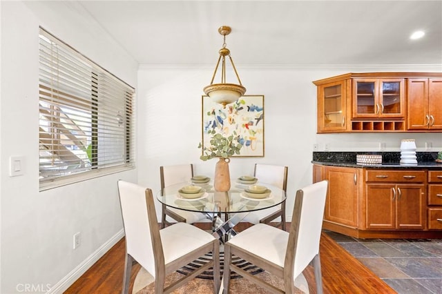 22824 Hilton Head Dr Unit 87, Diamond Bar, CA 91765 - dining area with ornamental molding and recessed lighting