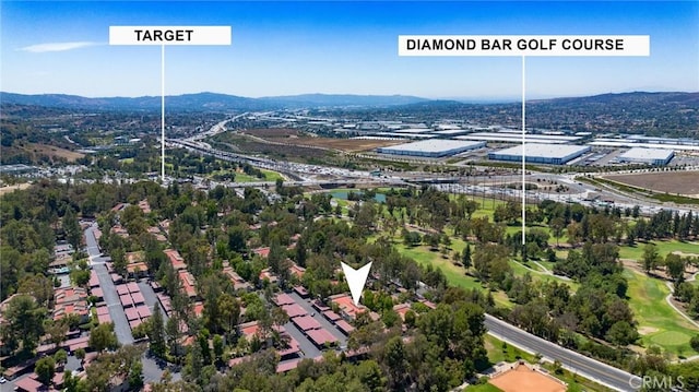 22824 Hilton Head Dr Unit 87, Diamond Bar, CA 91765 - aerial view of mountains and a golf club