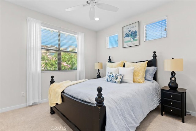 38 Marisol St, Rancho Mission Viejo, CA 92694 - bedroom with light colored carpet and a ceiling fan